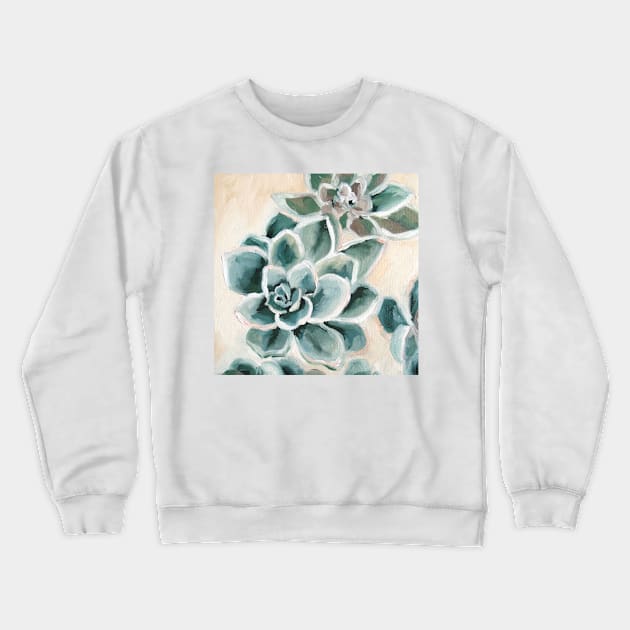 Succulents Crewneck Sweatshirt by Kuhtina